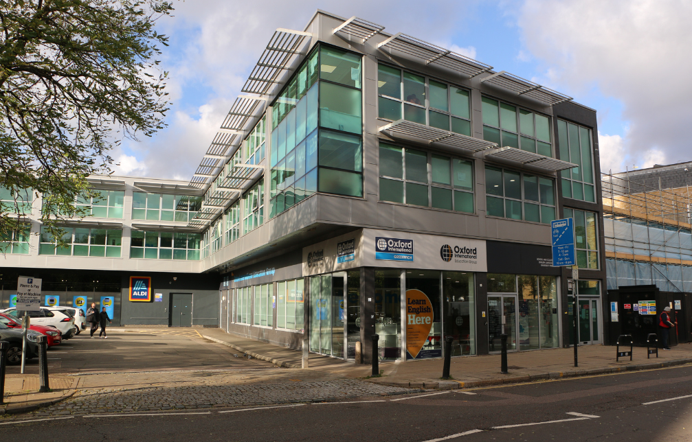 outside of the OI London campus building